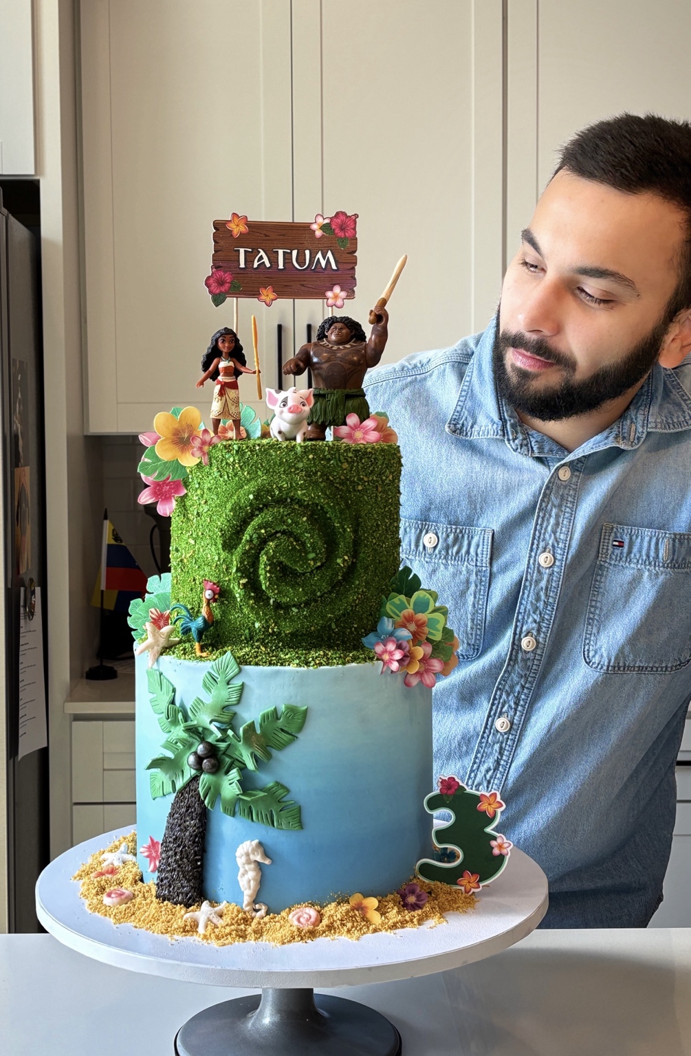 Custom dinosaur cake